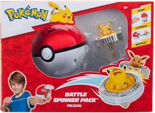 Pokémon PKW4398 - Battle Spinner - Pikachu, offizielles Spielset von Pokémon