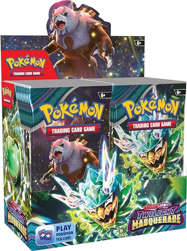 Pokémon TCG: Scarlet & Violet Twilight Masquerade Booster Display Box (36 pakker) - Englische Fassung von Pokémon