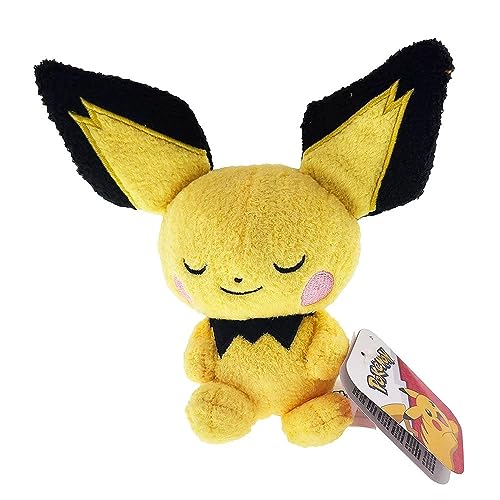 Pokèmon Pichu Sleeping Plush - 5-Inch Premium Plush, Multicolor von Pokémon