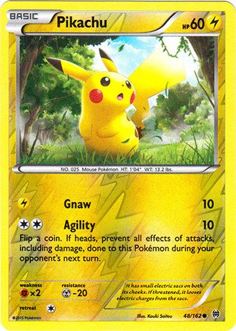 Pokemon - Pikachu (48/162) - XY Breakthrough - Reverse Holo von Pokémon