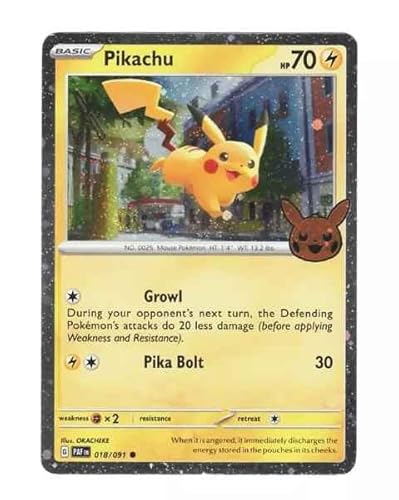 Pokemon - Pikachu 018 - Trick or Trade 2024 - Cosmos Holo - Halloween Promo von Pokémon