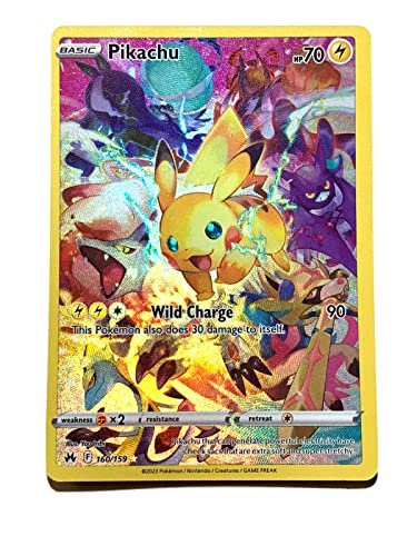 Pokemon - Pikachu 160/159 - Crown Zenith - Secret Rare Card von Pokémon