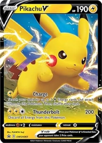 Pokemon - Pikachu SWSH061 - Black Star Promo - Holo-Karte von Pokémon