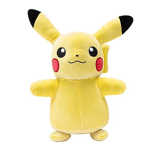 Pokemon Pikachu Select Samtplüsch – 20,3 cm Pikachu-Plüsch mit einzigartigem Samtstoff und authentischen Details von Pokémon