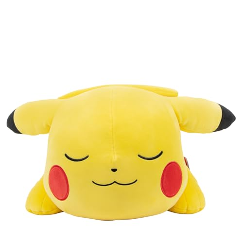 Pokemon Pikachu Schlafender Plüsch, 45,7 cm, Premium-Plüsch in Schlafposition von Pokémon