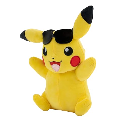 Pokemon Pikachu with Sunglasses Accy, Plüschtier 20 cm von Pokémon