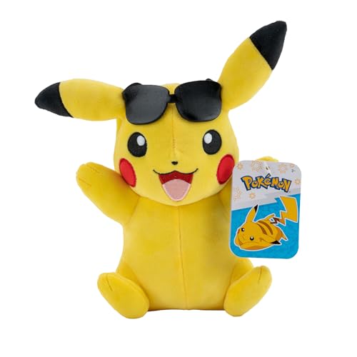 Pokemon Pikachu with Sunglasses Accy, Plüschtier 20 cm von Pokémon