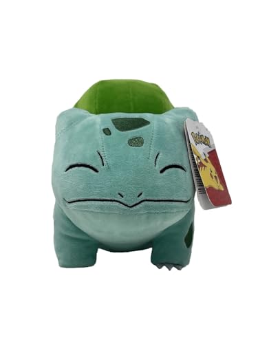 Pokemon Plüschtier, 20,3 cm, superweich, authentische Details, perfekt zum Spielen, Präsentieren und Verschenken, Gotta Catch 'Em All (Sleepy Bulbasaur) von Pokémon