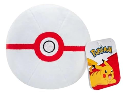 Pokemon Pokeball Plüsch, weich, gefüllt, mit beschwertem Boden, 10,2 cm Pokemon Pokeball Plüsch, weich, gefüllt, mit beschwertem Boden, 10,2 cm von Pokémon