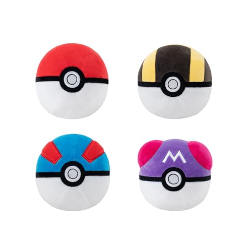 Pokémon 10cm Plüsch Pokéball PKW3554-1 to Collect - Official Pokemon Stuffed Toy for Children 2+ Pokémon 10cm Plüsch Pokéball PKW3554-1 to Collect - Official Pokemon Stuffed Toy for Children 2+ von Pokémon