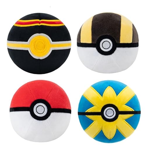 Pokémon 10cm Plüschpokéball PKW3554-3 - Various Farben zum Sammeln - Offizielles Pokemon verstopftes Spielzeug für Kinder 2+ Pokémon 10cm Plüschpokéball PKW3554-3 - Various Farben zum Sammeln - Offizielles Pokemon verstopftes Spielzeug für Kinder 2+ von Pokémon