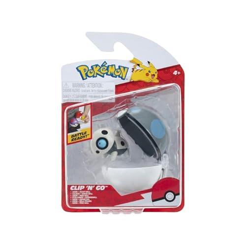 Pokémon Pokemon Clip N Go 5cm Battle Figure Aron with Heavy Pokéball - Toy Figure for Kids 4+ - Official Product for Children von Pokémon