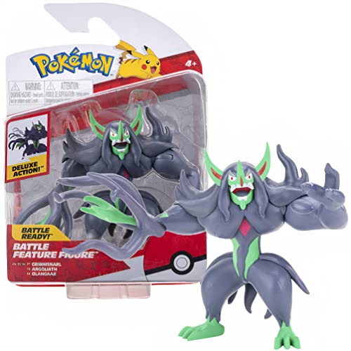 Pokémon Pokemon Figur Grimmsnarl Olangaar – 10-12 cm Figuren - Neueste Welle 2021 - Offiziell Lizenziert Pokemon Spielzeug von Pokémon