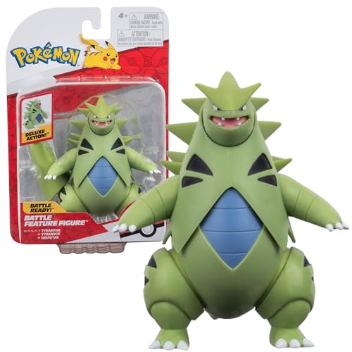 Pokémon Pokemon Figur Tyranitar Despotar – 11 cm Figuren - Neue Welle 2024 - Offiziell Pokemon Spielzeug von Pokémon