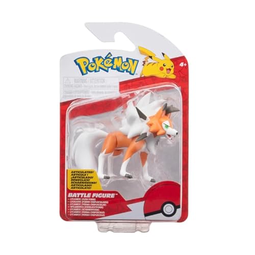 Pokémon PKW3580 - Battle Figure Pack - Wolwerock, offizielle detaillierte Figur, 7,5 cm von Pokémon