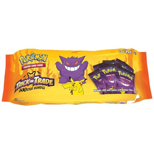 Pokemon Poktemon TGC Trick or Trade Booster Bundle für Kinder ab 6 Jahren – Enthält 120 Mini-Packs – 1 Stück von Pokémon