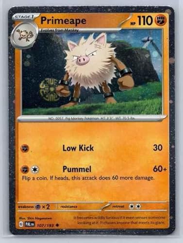 Pokemon - Primeape 107/193 - Cosmos Foil - Paldea Evolved Promokarte von Pokémon