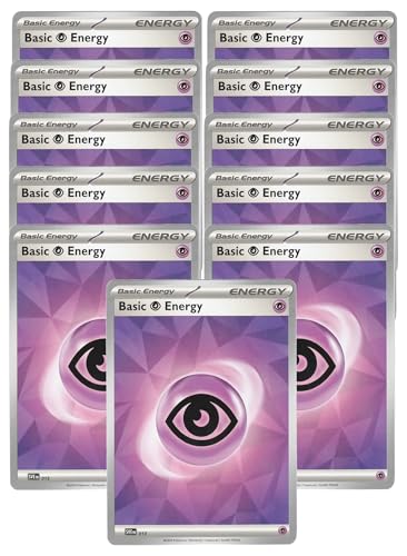 Pokemon Psychic Energy Card Set x11 - SVE 013 - Stain Glass Pattern Stellar Crown von Pokémon