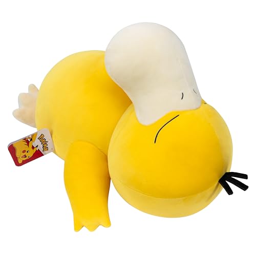 Pokemon Psyduck Schlafender Plüsch, 45,7 cm, Premium-Plüsch in Schlafposition von Pokémon