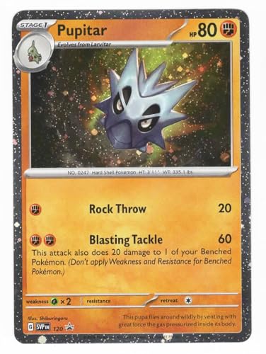 Pokemon - Pupitar SVP 120 - Cosmos Foil - Black Star Promo - Twilight Maskerade von Pokémon