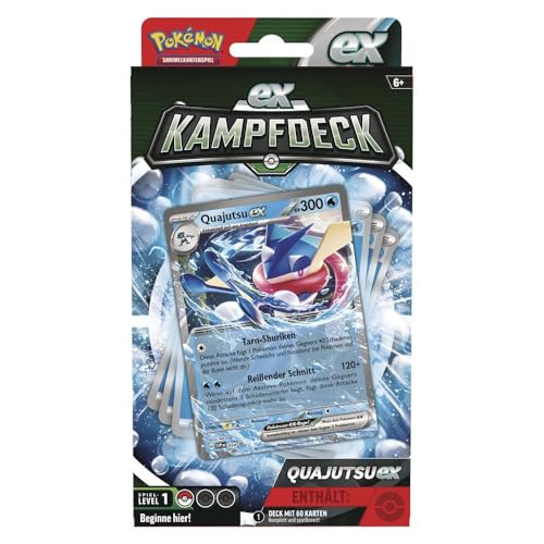 Pokémon Quajutsu-EX Kampfdeck | 60 Karten | Pokemon Sammel-Karten deutsch von Pokémon