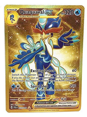 Pokemon - Quaquaval ex 273/193 - Paldea Evolved - Gold Secret Rare Karte von Pokémon