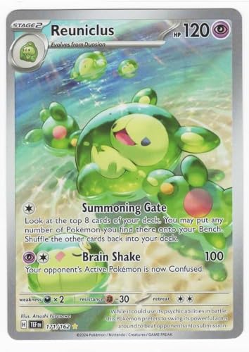 Pokemon Reuniclus 171/162 - Temporal Forces - Illustration Rare - Holo Foil Card von Pokémon