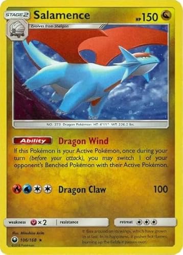 Pokemon - Salamence - 106/168 - Celestial Storm - Cosmos Holo - Promokarte von Pokémon