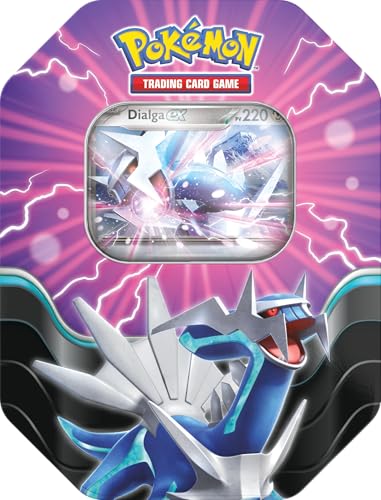 Pokémon-Sammelkarte: Blaue Legends-Dose von Dialga Ex (4 Booster-Packs und 1 Promo-Karte) von Pokémon