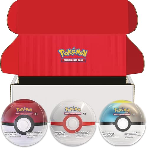 Pokémon 210-60591 PKM SIOC Bundle Poké Ball Tin-Variant 2, Rot, Weiß und Blau von Pokémon