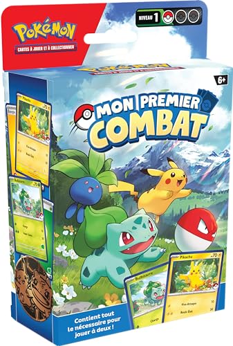 Pokémon Sammelkartenspiel Mein erster Kampf – Pikachu und Bulbizarre (Starter-Set mit 2 gebrauchsfertigen Mini-Decks und Zubehör) von Pokémon