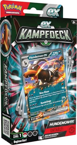 Pokémon-Sammelkartenspiel: Kampfdeck Hundemon-ex (sofort spielbares Deck mit 60 Karten) von Pokémon