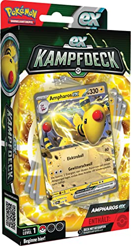 Pokémon-Sammelkartenspiel: Kampfdeck Ampharos-ex (sofort spielbares Deck mit 60 Karten) von Pokémon