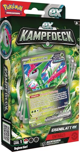 Pokémon-Sammelkartenspiel: Kampfdeck Eisenblatt-ex (sofort spielbares Deck mit 60 Karten) von Pokémon