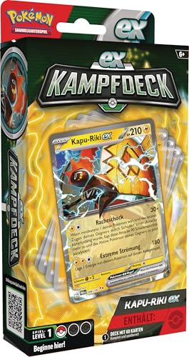 Pokémon-Sammelkartenspiel: Kampfdeck Kapu-Riki-ex (sofort spielbares Deck mit 60 Karten) von Pokémon