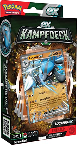 Pokémon-Sammelkartenspiel: Kampfdeck Lucario-ex (sofort spielbares Deck mit 60 Karten) von Pokémon