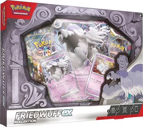 Pokémon-Sammelkartenspiel: Kollektion Friedwuff-ex (4 Boosterpacks, 2 holografische Karten & 1 überdimensionale Karte) von Pokémon