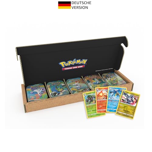 Pokémon-Sammelkartenspiel: Mini-Tin-Box-Bundle - Galar-Kumpel (4 Promokarten & 5 Mini-Tin-Boxen mit je 2 Boosterpacks) von Pokémon