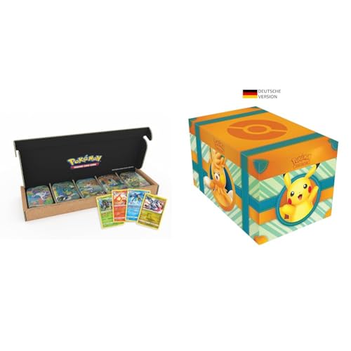 Pokémon-Sammelkartenspiel: Mini-Tin-Box-Bundle - Galar-Kumpel & Sammelkartenspiel: Paldea-Abenteuerkoffer (7 holografische Promokarten & 6 Boosterpacks) von Pokémon