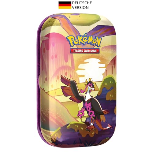 Pokémon -Sammelkartenspiel: Mini-Tin-Box Karmesin & Purpur - Nebel der Sagen - Beatori (2 Boosterpacks & 1 Stickerbogen) von Pokémon