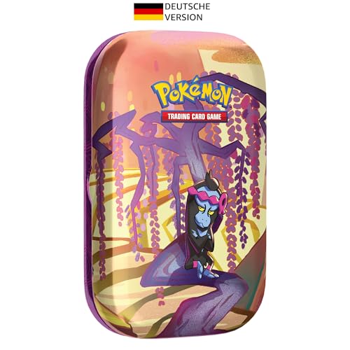 Pokémon -Sammelkartenspiel: Mini-Tin-Box Karmesin & Purpur - Nebel der Sagen - Benesaru (2 Boosterpacks & 1 Stickerbogen) von Pokémon