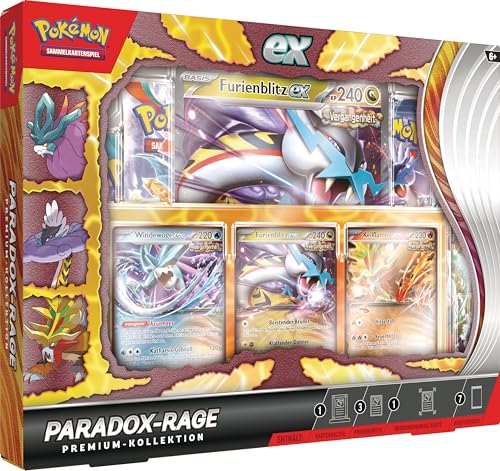 Pokémon-Sammelkartenspiel: Premium-Kollektion Paradox-Rage von Pokémon