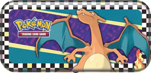 Pokémon-Sammelkartenspiel: Stifteetui für den Schulanfang – Glurak (1 Tin-Box & 2 Boosterpacks) von Pokémon