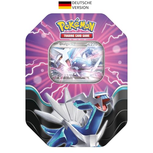 Pokémon-Sammelkartenspiel: Tin-Box Azur-Legenden: Dialga-ex (4 Boosterpacks & 1 holografische Promokarte) von Pokémon