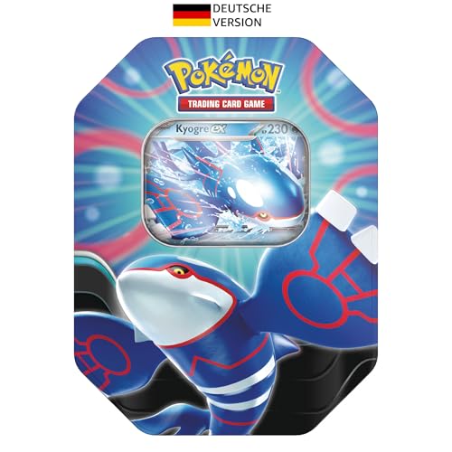 Pokémon-Sammelkartenspiel: Tin-Box Azur-Legenden: Kyogre-ex (4 Boosterpacks & 1 holografische Promokarte) von Pokémon