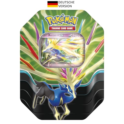 Pokémon-Sammelkartenspiel: Tin-Box Azur-Legenden: Xerneas-ex (4 Boosterpacks & 1 holografische Promokarte) von Pokémon