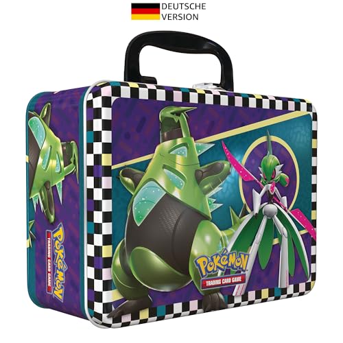 Pokémon-Sammelkartenspiel: Sammelkoffer: Brüllschweif & Eisenkrieger (2 holografische Promokarten, 6 Boosterpacks & mehr) von Pokémon