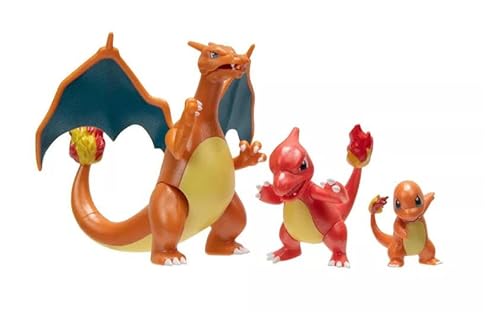 Pokemon - Select Evolution Multipack - Actionfiguren-Set (Charmander, Charmeleon & Charizard) von Pokémon