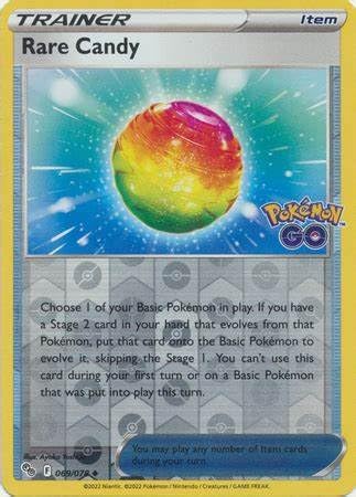 Pokemon Seltene Süßigkeiten 069/078 - Pokemon go - Reverse Foil - Einzelkarte von Pokémon