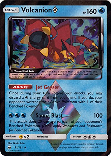 Pokemon Singles Volcanion Prism Star - 31/131 - Holo Rare - Verbotenes Licht von Pokemon